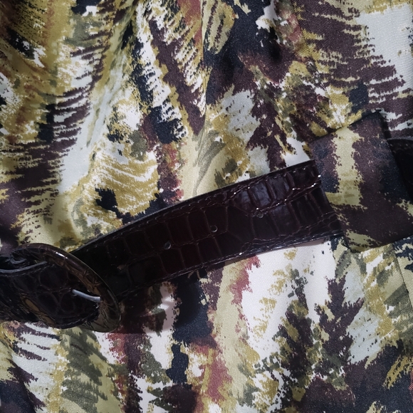 Dress Barn Woman Belted Sleeveless Dress 16 - Picture 3 of 7